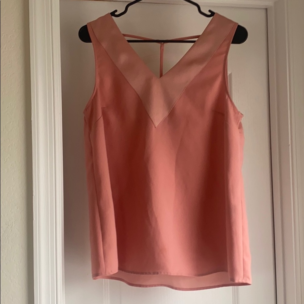 Pink dress tank